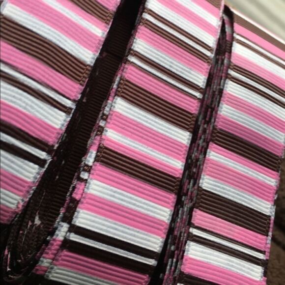 Grosgrain Ribbon 7/8” 5 yards 5/$20 pink stripes - Picture 2 of 2